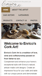 Mobile Screenshot of enricoscorkart.com